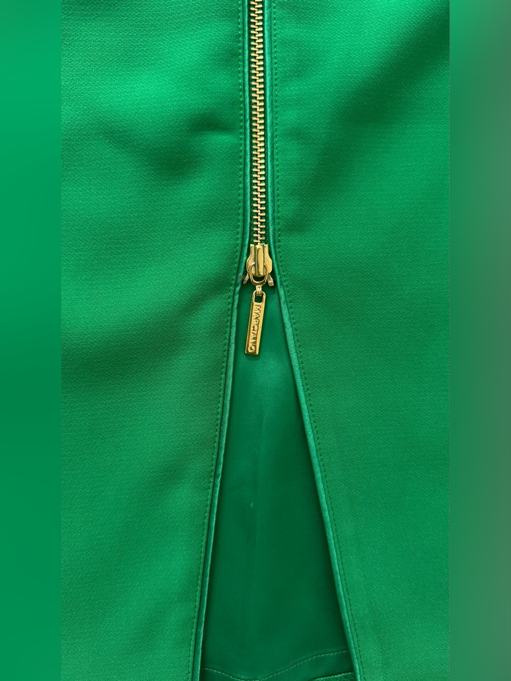 Marciano Emerald Green High-Waist Pencil Skirt Double Zipper size 4 - Picture 5 of 10